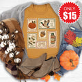 Fall Stamps Tee - Heather Toast - 15 product image 1