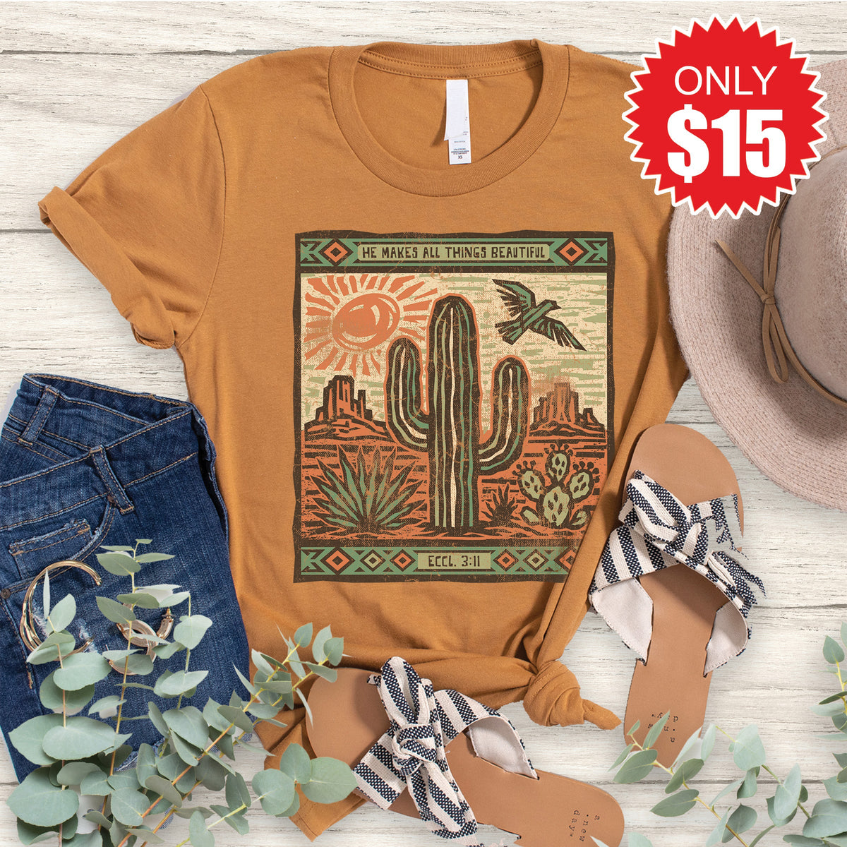 Beautiful Tee - Heather Toast - 15 product image 1