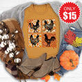 Chicken Patchwork Tee - Heather Toast - 15 product image 1