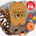 Not Perfect Just Forgiven Tee - Heather Toast - 15 product image 1