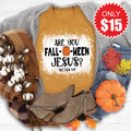 Are You Fall-O-Ween Jesus Tee - Heather Toast - 15 product image 1