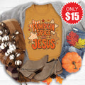 Pumpkin Spice and Jesus Tee - Heather Toast - 15 product image 1
