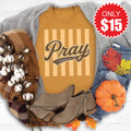 Pray Tee - Heather Toast - 15 product image 1