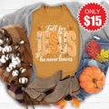 Fall For Jesus Tee - Heather Toast - 15 product image 1