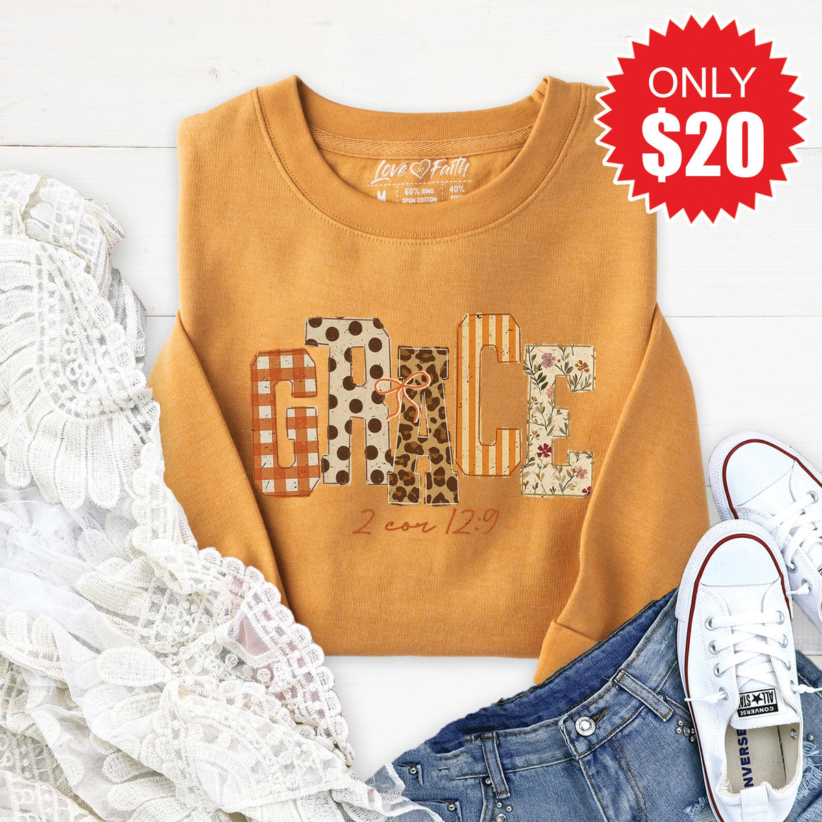 Grace Sweatshirt - Heather Toast - 20 product image 1