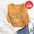 Pumpkin Sweatshirt - Heather Toast - 20 product image 1