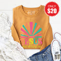 Jesus Makes All Things New Sweatshirt - Heather Toast - 20 product image 1
