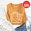 Fall For Jesus Sweatshirt - Heather Toast - 20 product image 1