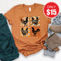 Chicken Patchwork Tee - Heather Autumn - 15 product image 1
