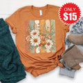 Flowers and Pumpkins Tee - Heather Autumn - 15 product image 1