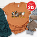 Cows Pumpkin Tee - Heather Autumn - 15 product image 1