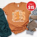 Fall For Jesus Tee - Heather Autumn - 15 product image 1
