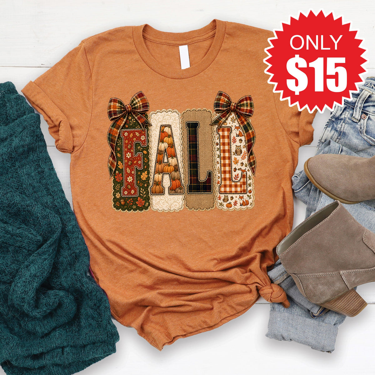 Fall Tee - Heather Autumn - 15 product image 1