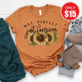 Not Perfect Just Forgiven Tee - Heather Autumn - 15 product image 1