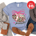 Game Day Leopard Tee - Heather Blue - 15 product image 1