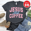 Jesus And Coffee Tee - Heather Charcoal - 15 product image 1
