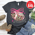 Game Day Leopard Tee - Heather Charcoal - 15 product image 1