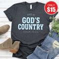 God's Country Tee - Heather Charcoal - 15 product image 1