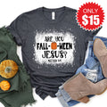 Are You Fall-O-Ween Jesus Tee - Heather Charcoal - 15 product image 1