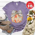 Thankful V-Neck - Heather Deep Purple - 15