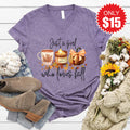 Just a Girl V-Neck - Heather Deep Purple - 15