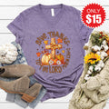 Give Thanks V-Neck - Heather Deep Purple - 15