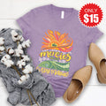 His Mercies Are New V-Neck - Heather Deep Purple - 15
