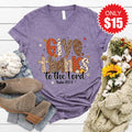 Give Thanks V-Neck - Heather Deep Purple - 15