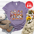 Cozy Goose V-Neck - Heather Deep Purple - 15
