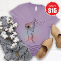 Just Breathe V-Neck - Heather Deep Purple - 15