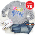 Just Grateful Long Sleeve - Heather Grey - 17 product image 1