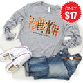 Pumpkin Season Long Sleeve - Heather Grey - 17 product image 1