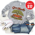 Give Thanks Long Sleeve - Heather Grey - 17 product image 1