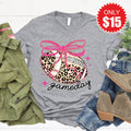 Game Day Leopard Tee - Heather Grey - 15 product image 1
