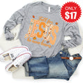 Fall For Jesus Long Sleeve - Heather Grey - 17 product image 1