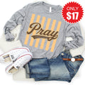 Pray Long Sleeve - Heather Grey - 17 product image 1