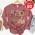 Created with a Purpose Long Sleeve - Heather Mauve - 17 product image 1