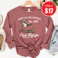 Under His Wings Long Sleeve - Heather Mauve - 17 product image 1