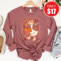 Fall Goose Long Sleeve - Heather Mauve - 17 product image 1