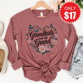 Grandkids Make Life Grand Long Sleeve - Heather Mauve - 17 product image 1