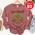 Give Thanks Long Sleeve - Heather Mauve - 17 product image 1