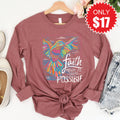 Faith Hummingbird Long Sleeve - Heather Mauve - 17 product image 1