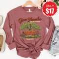 Give Thanks Long Sleeve - Heather Mauve - 17 product image 1
