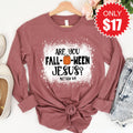 Are You Fall-O-Ween Jesus Long Sleeve - Heather Mauve - 17 product image 1