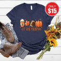 Tis the Season V-Neck - Heather Navy - 15