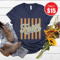 Faith V-Neck - Heather Navy - 15