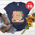 God Is Good V-Neck - Heather Navy - 15