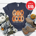 God is Good Fall Tee - Heather Navy - 15 product image 1