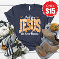 Fall For Jesus Tee - Heather Navy - 15 product image 1