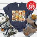Fall Vibes Tee - Heather Navy - 15 product image 1